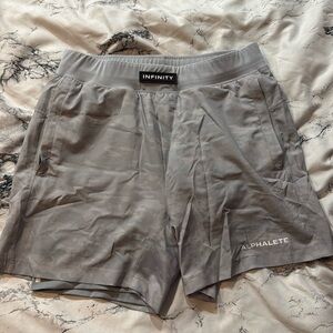 Alpahalete Camo Grey Infinity Shorts Liner Medium
